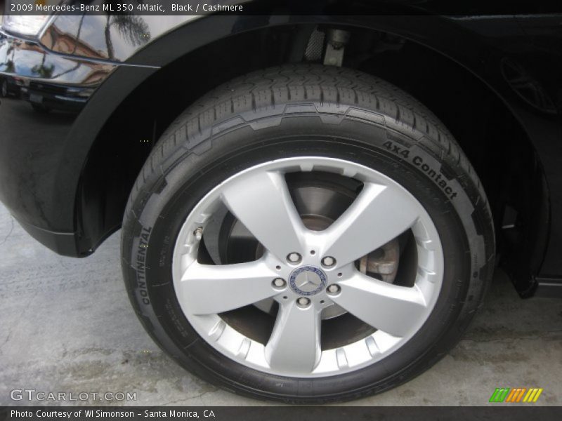 Black / Cashmere 2009 Mercedes-Benz ML 350 4Matic