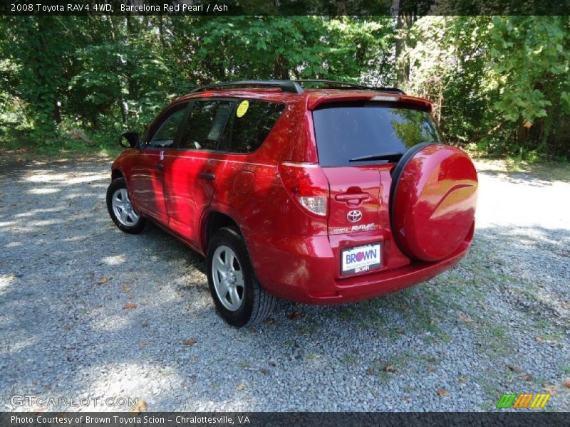 Barcelona Red Pearl / Ash 2008 Toyota RAV4 4WD