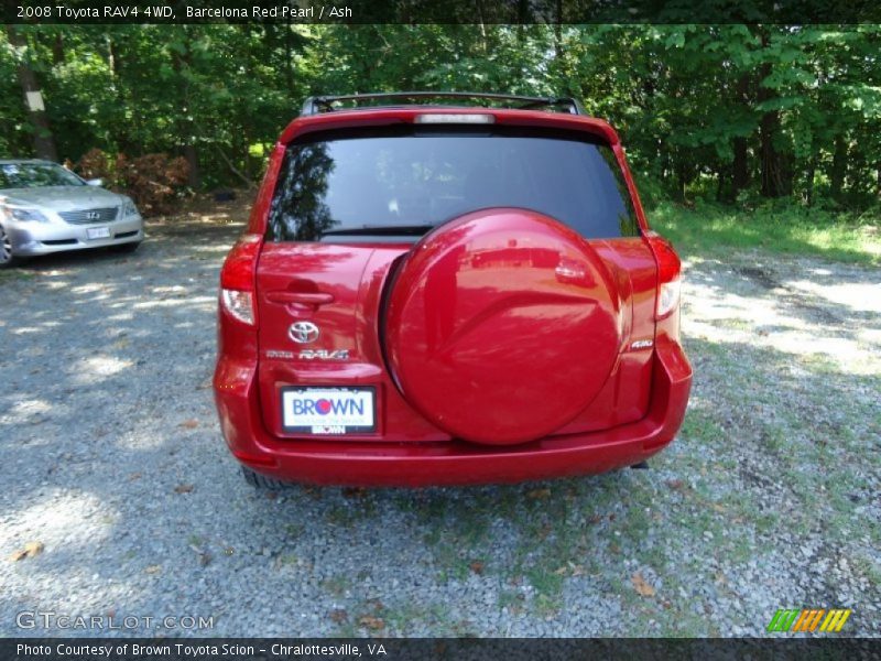 Barcelona Red Pearl / Ash 2008 Toyota RAV4 4WD