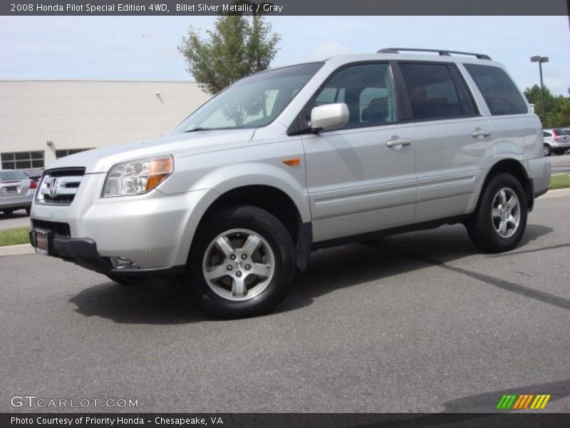 Billet Silver Metallic / Gray 2008 Honda Pilot Special Edition 4WD