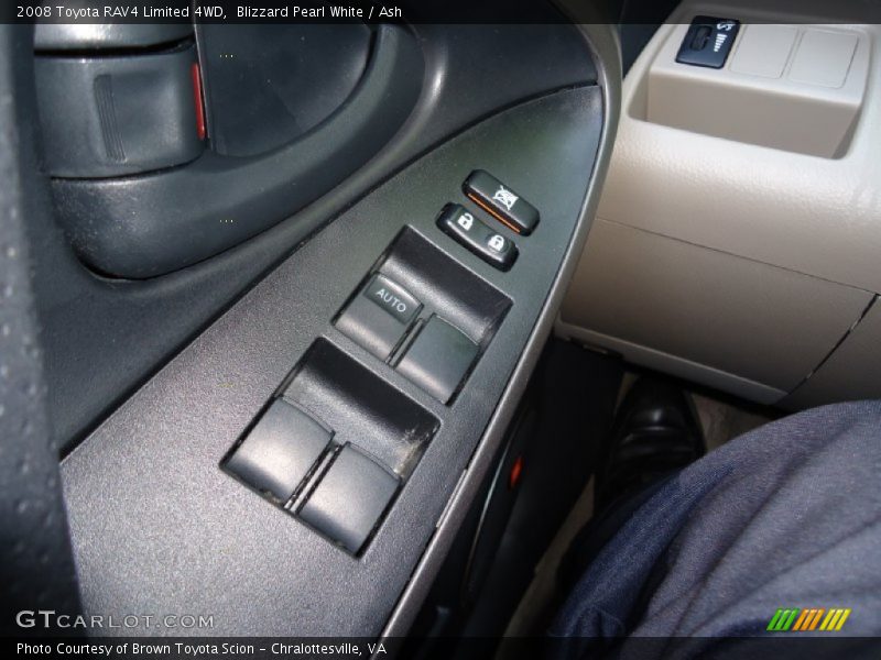 Blizzard Pearl White / Ash 2008 Toyota RAV4 Limited 4WD