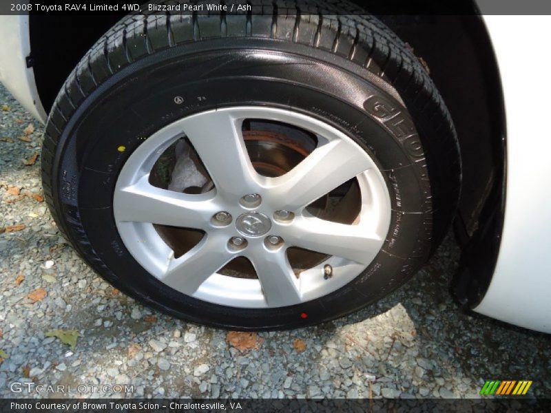 Blizzard Pearl White / Ash 2008 Toyota RAV4 Limited 4WD