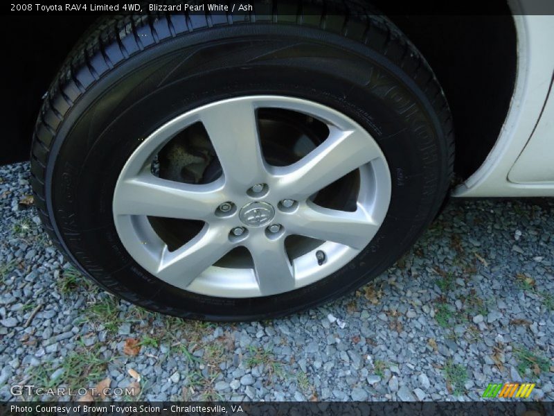 Blizzard Pearl White / Ash 2008 Toyota RAV4 Limited 4WD