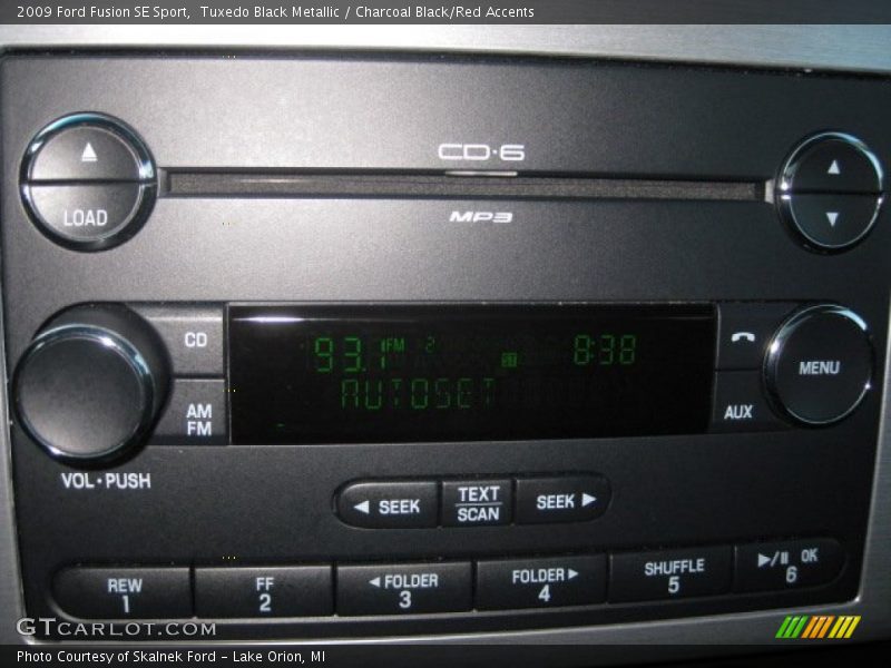 Tuxedo Black Metallic / Charcoal Black/Red Accents 2009 Ford Fusion SE Sport
