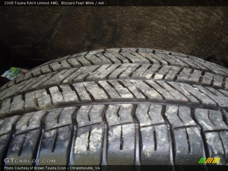 Blizzard Pearl White / Ash 2008 Toyota RAV4 Limited 4WD