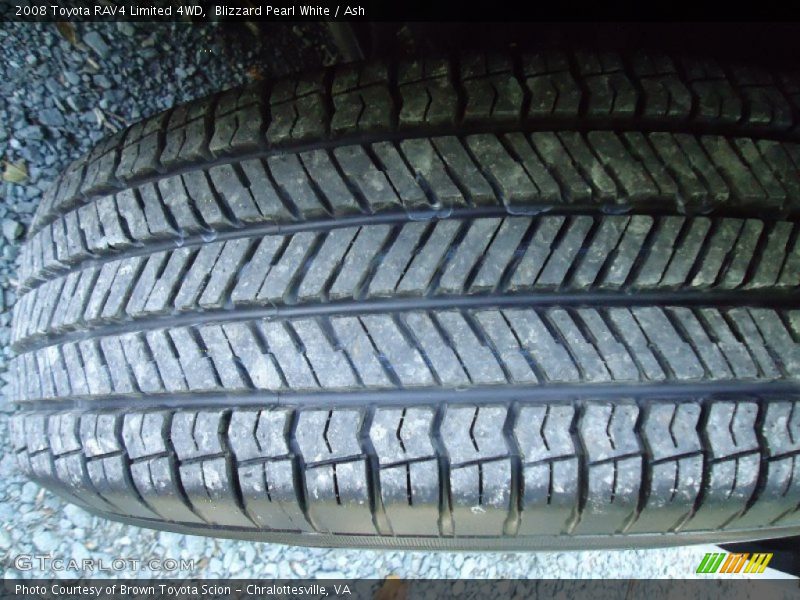 Blizzard Pearl White / Ash 2008 Toyota RAV4 Limited 4WD