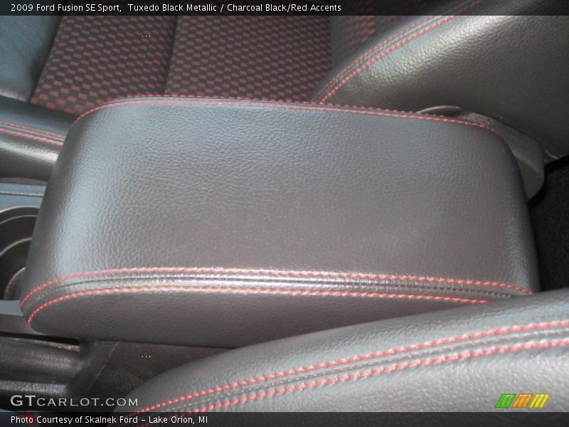 Tuxedo Black Metallic / Charcoal Black/Red Accents 2009 Ford Fusion SE Sport