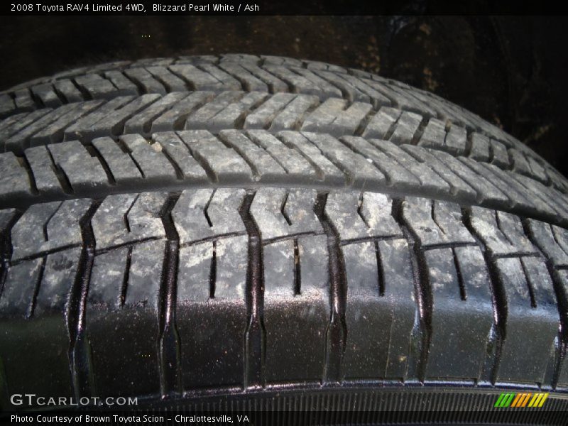 Blizzard Pearl White / Ash 2008 Toyota RAV4 Limited 4WD