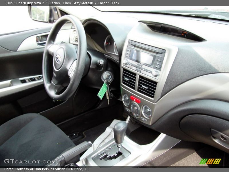 Dark Gray Metallic / Carbon Black 2009 Subaru Impreza 2.5i Sedan