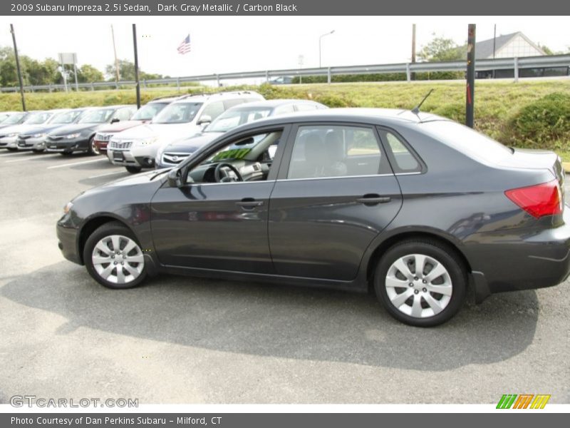Dark Gray Metallic / Carbon Black 2009 Subaru Impreza 2.5i Sedan