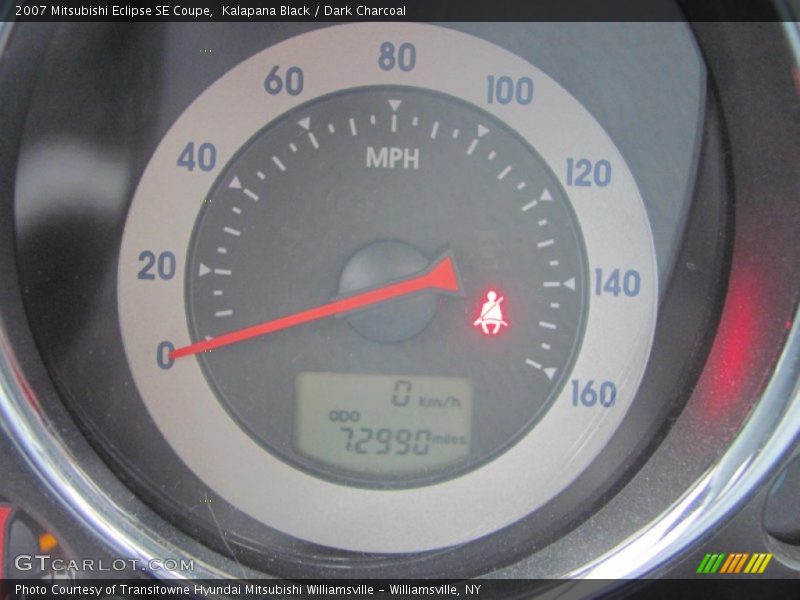 Kalapana Black / Dark Charcoal 2007 Mitsubishi Eclipse SE Coupe