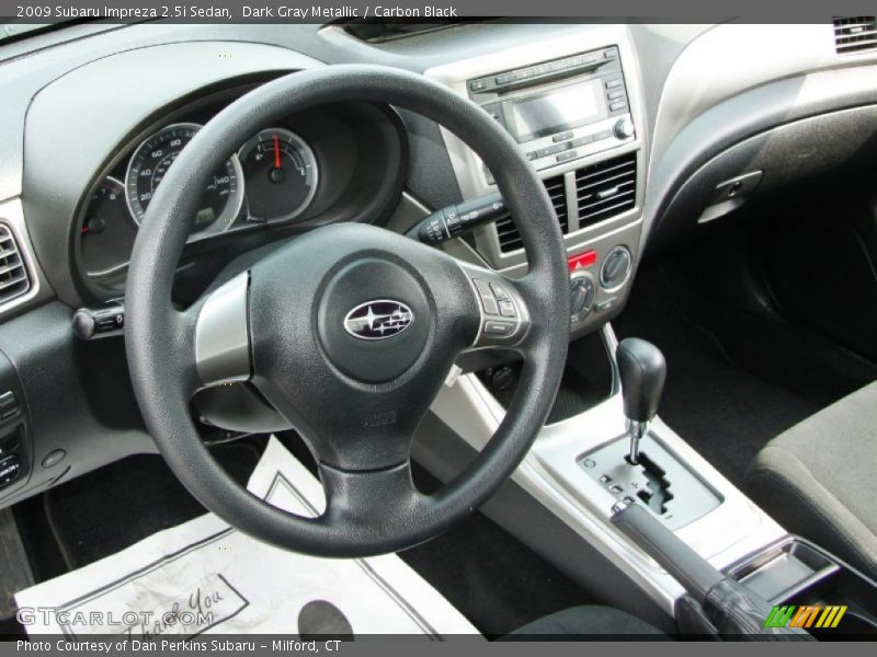 Dark Gray Metallic / Carbon Black 2009 Subaru Impreza 2.5i Sedan