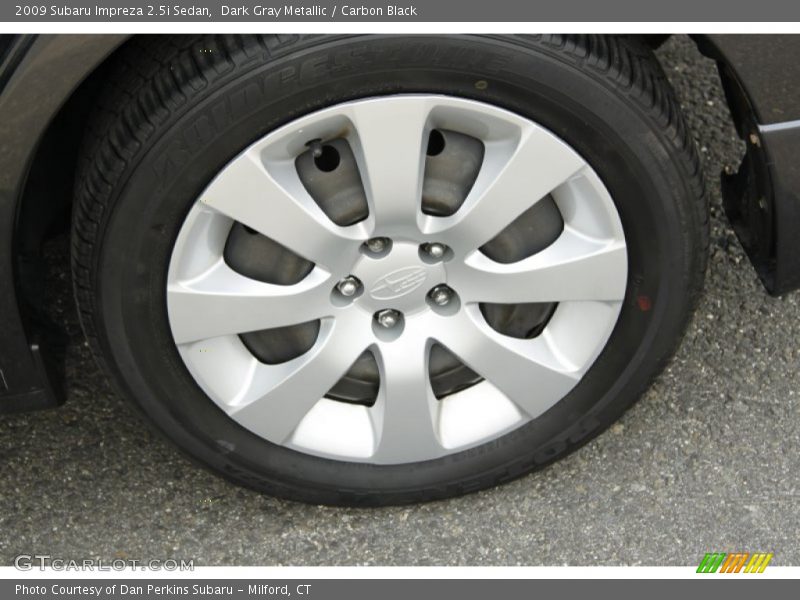 Dark Gray Metallic / Carbon Black 2009 Subaru Impreza 2.5i Sedan
