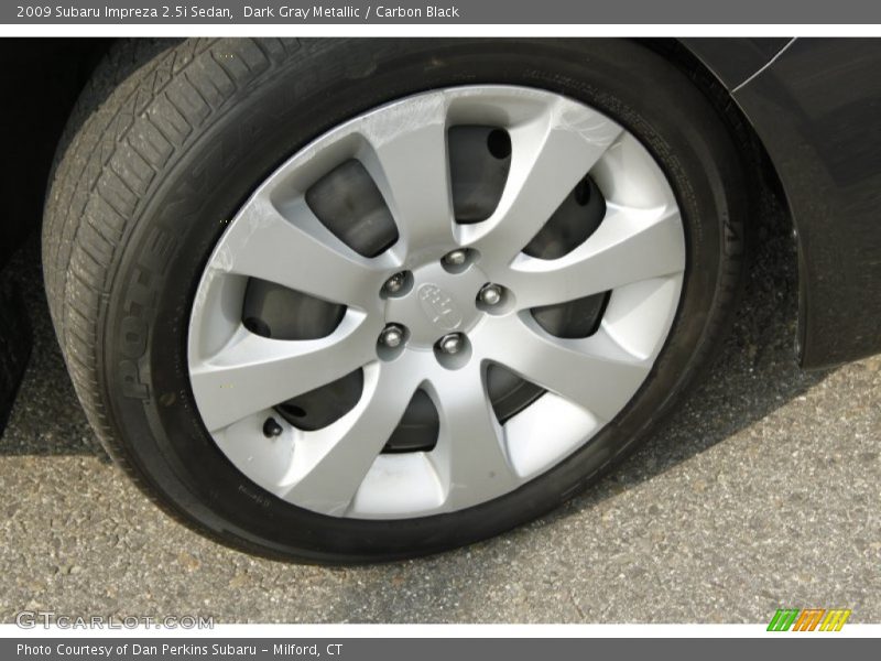 Dark Gray Metallic / Carbon Black 2009 Subaru Impreza 2.5i Sedan