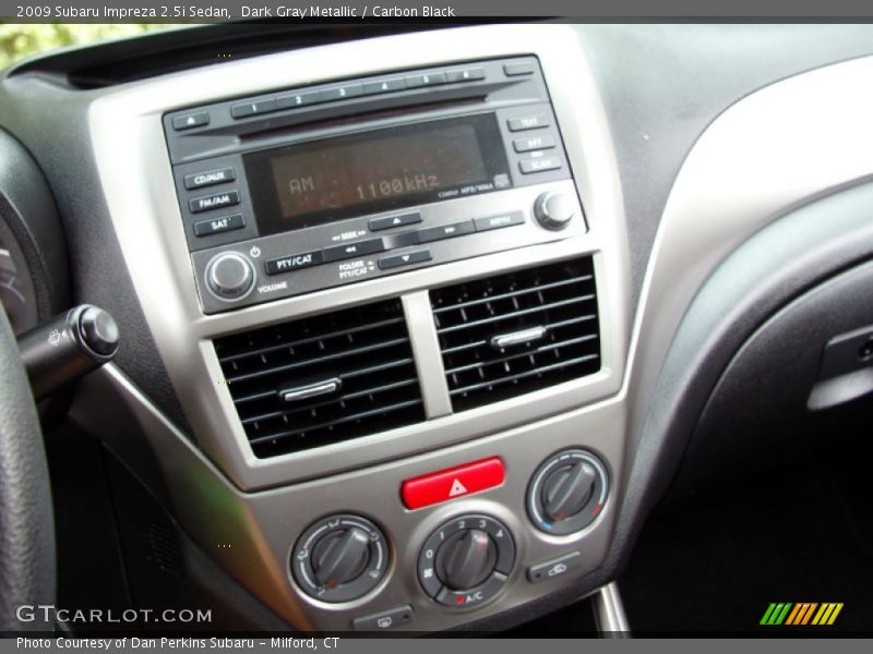 Dark Gray Metallic / Carbon Black 2009 Subaru Impreza 2.5i Sedan