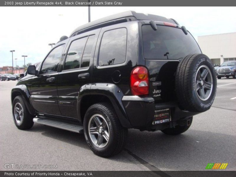 Black Clearcoat / Dark Slate Gray 2003 Jeep Liberty Renegade 4x4