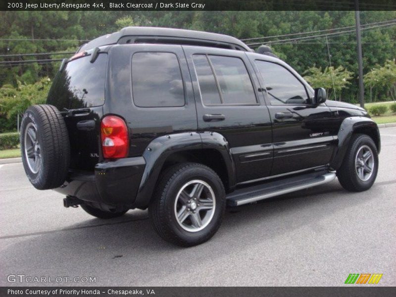 Black Clearcoat / Dark Slate Gray 2003 Jeep Liberty Renegade 4x4