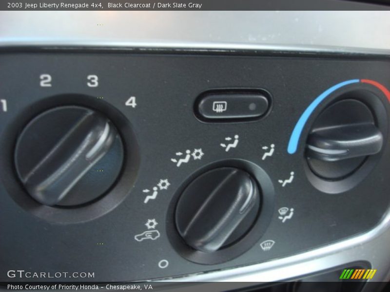 Black Clearcoat / Dark Slate Gray 2003 Jeep Liberty Renegade 4x4
