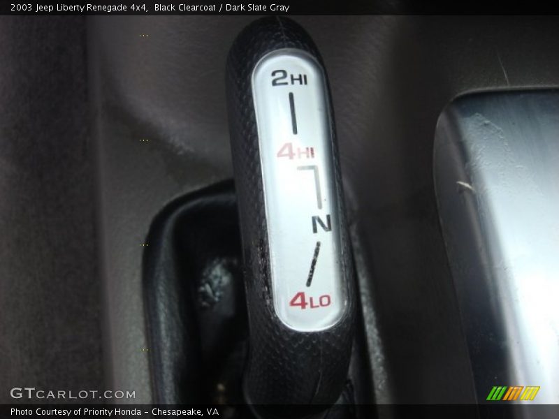 Black Clearcoat / Dark Slate Gray 2003 Jeep Liberty Renegade 4x4