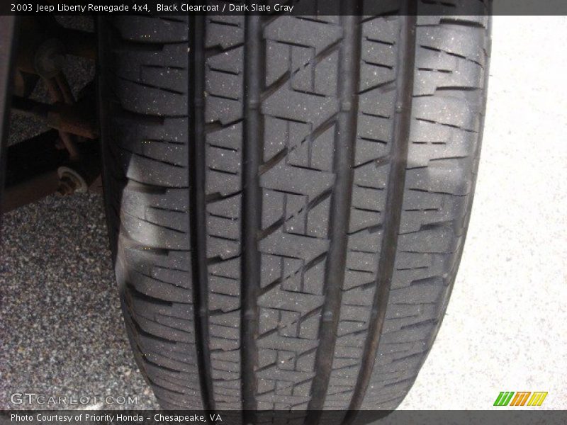 Black Clearcoat / Dark Slate Gray 2003 Jeep Liberty Renegade 4x4