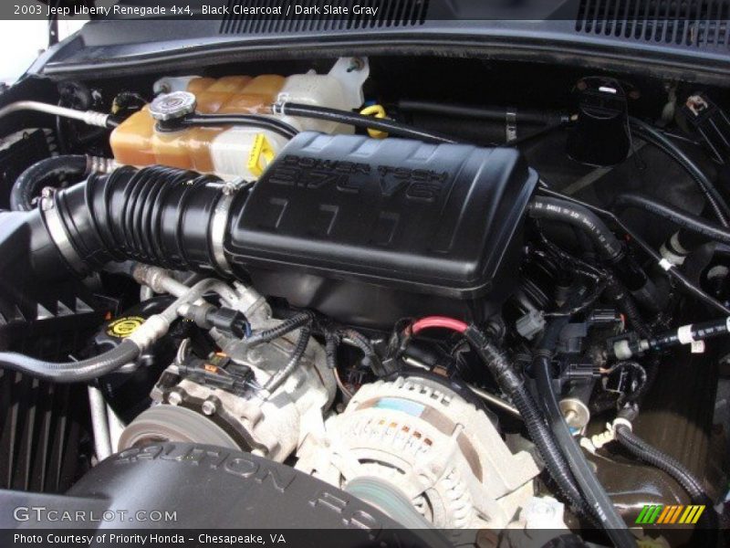 Black Clearcoat / Dark Slate Gray 2003 Jeep Liberty Renegade 4x4
