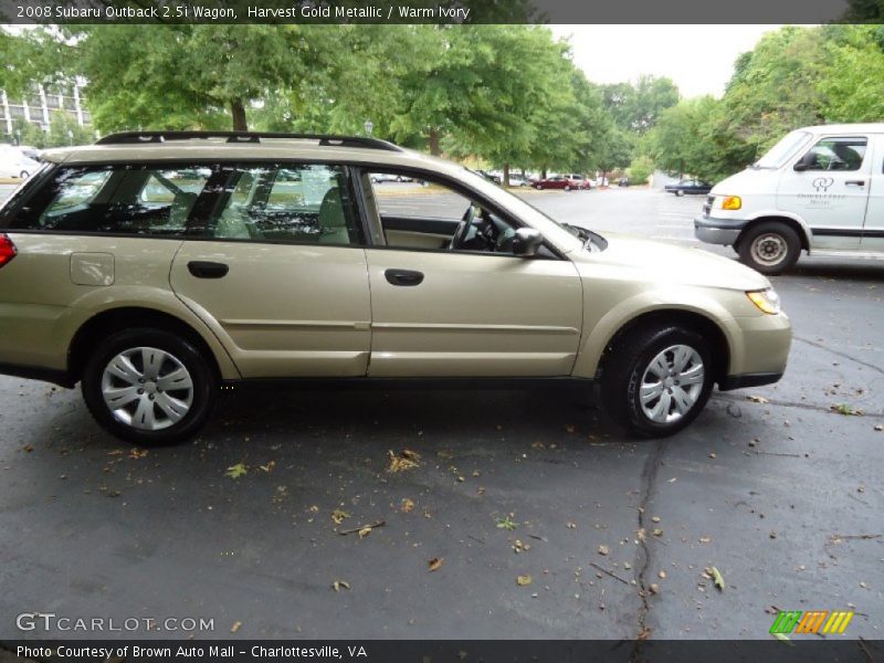 Harvest Gold Metallic / Warm Ivory 2008 Subaru Outback 2.5i Wagon