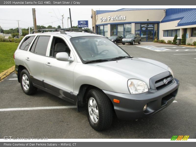 Smart Silver / Gray 2005 Hyundai Santa Fe GLS 4WD