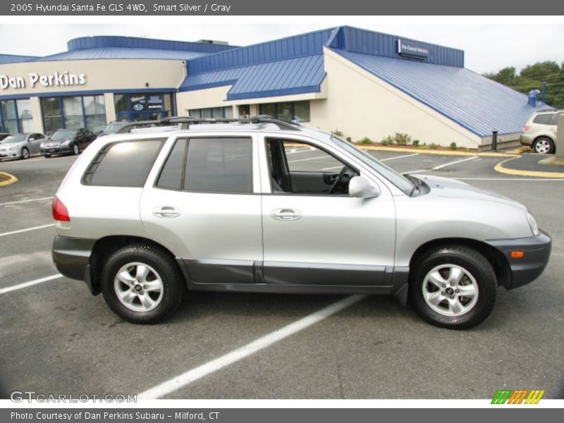 Smart Silver / Gray 2005 Hyundai Santa Fe GLS 4WD