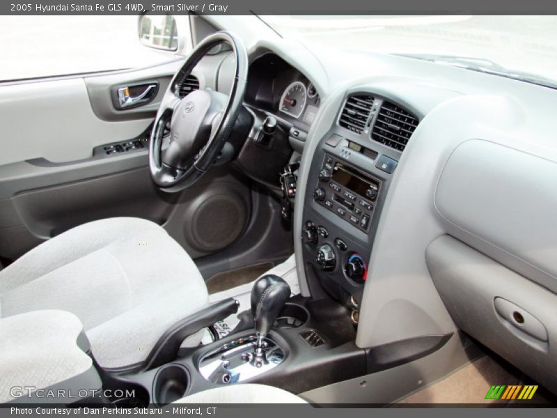 Smart Silver / Gray 2005 Hyundai Santa Fe GLS 4WD