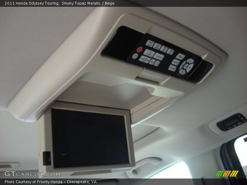 Smoky Topaz Metallic / Beige 2011 Honda Odyssey Touring