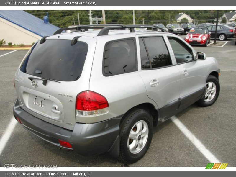 Smart Silver / Gray 2005 Hyundai Santa Fe GLS 4WD