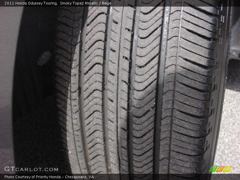 Smoky Topaz Metallic / Beige 2011 Honda Odyssey Touring
