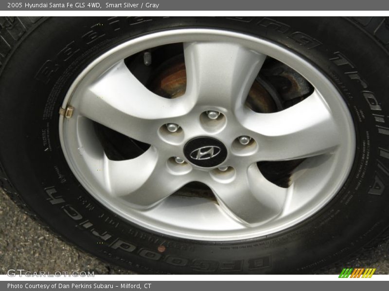Smart Silver / Gray 2005 Hyundai Santa Fe GLS 4WD