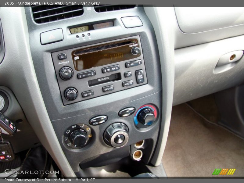 Smart Silver / Gray 2005 Hyundai Santa Fe GLS 4WD