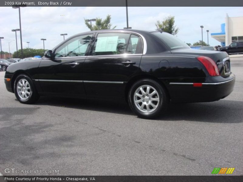 Ebony Black / Gray 2009 Kia Amanti