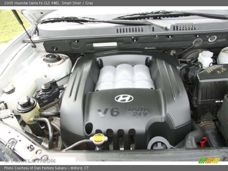 Smart Silver / Gray 2005 Hyundai Santa Fe GLS 4WD