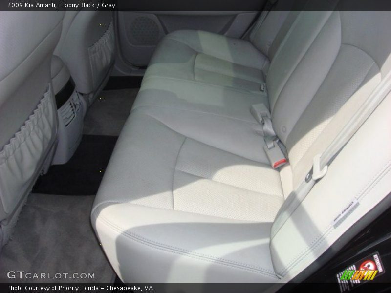 Ebony Black / Gray 2009 Kia Amanti