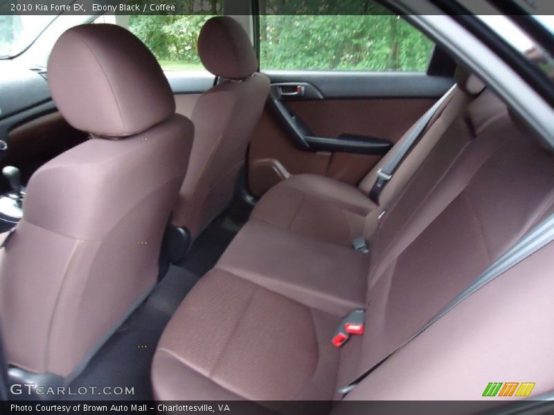 Ebony Black / Coffee 2010 Kia Forte EX