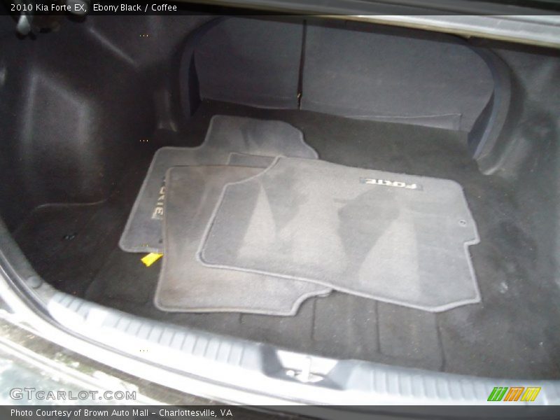 Ebony Black / Coffee 2010 Kia Forte EX