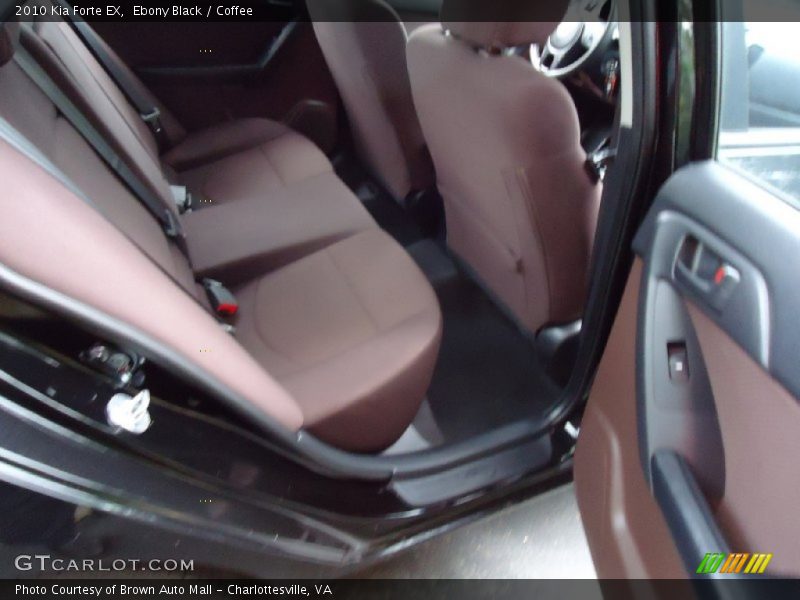 Ebony Black / Coffee 2010 Kia Forte EX