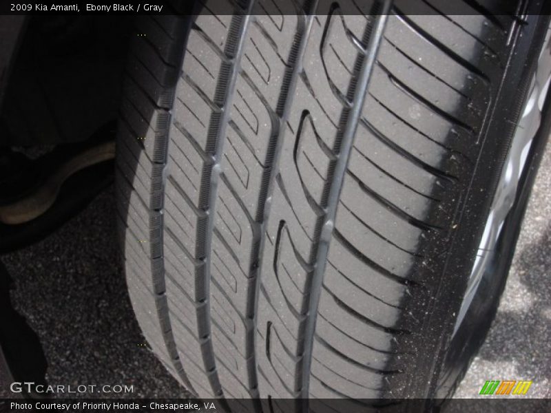 Ebony Black / Gray 2009 Kia Amanti