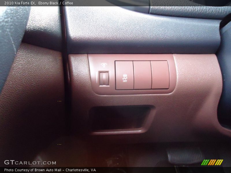Ebony Black / Coffee 2010 Kia Forte EX