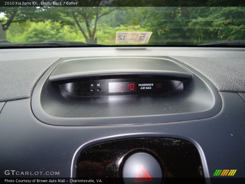 Ebony Black / Coffee 2010 Kia Forte EX
