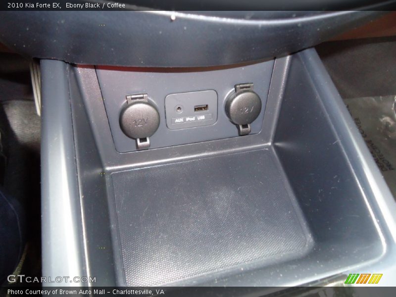 Ebony Black / Coffee 2010 Kia Forte EX