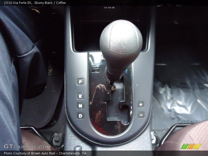 Ebony Black / Coffee 2010 Kia Forte EX