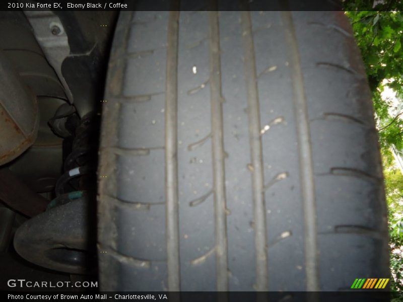 Ebony Black / Coffee 2010 Kia Forte EX