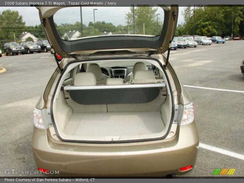 Topaz Gold Metallic / Ivory 2008 Subaru Impreza 2.5i Wagon