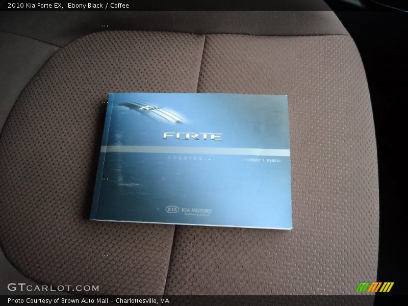 Ebony Black / Coffee 2010 Kia Forte EX
