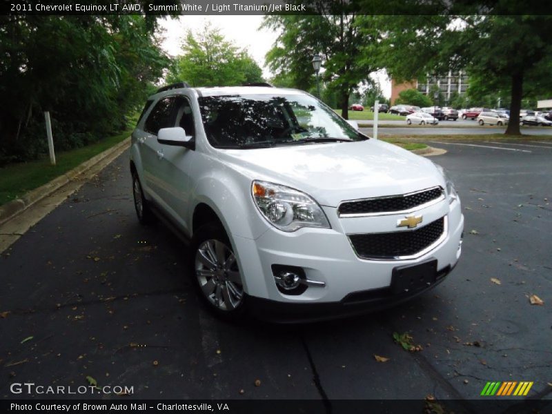 Summit White / Light Titanium/Jet Black 2011 Chevrolet Equinox LT AWD