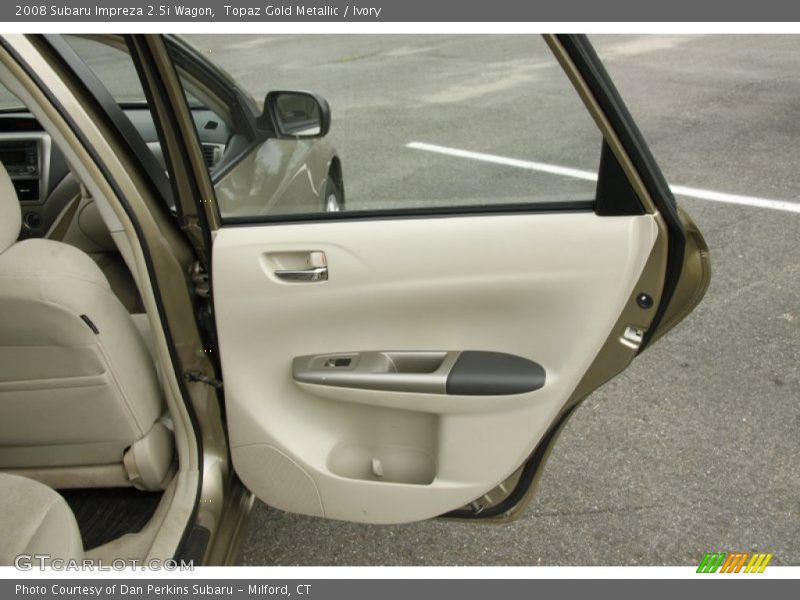 Topaz Gold Metallic / Ivory 2008 Subaru Impreza 2.5i Wagon